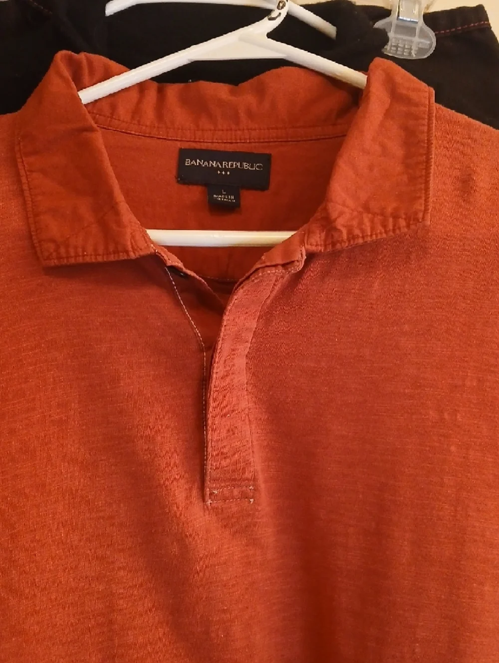 Banana Republic Men's Red‎ Polo,casual .sz.L.